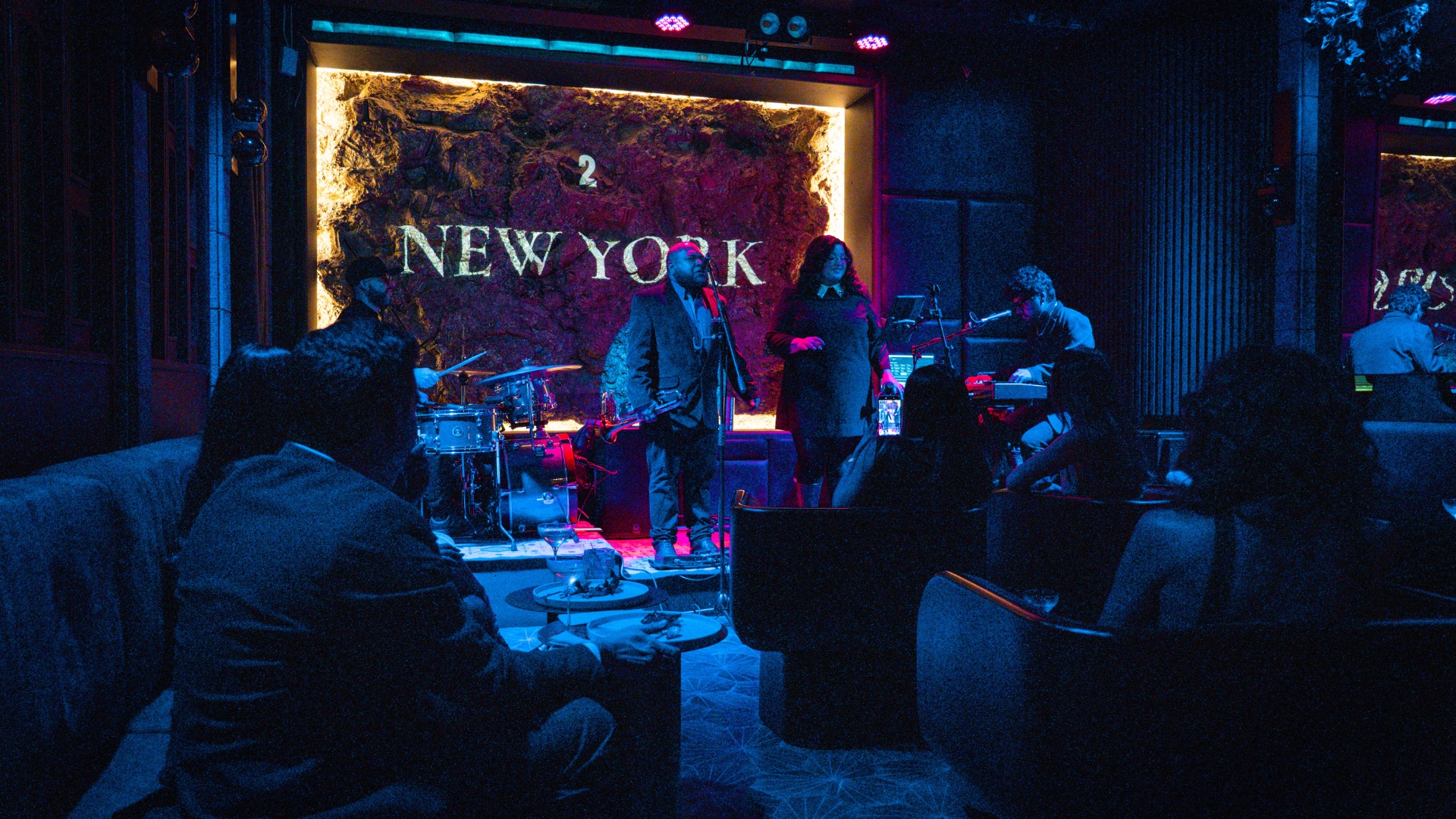 Jazz club performance